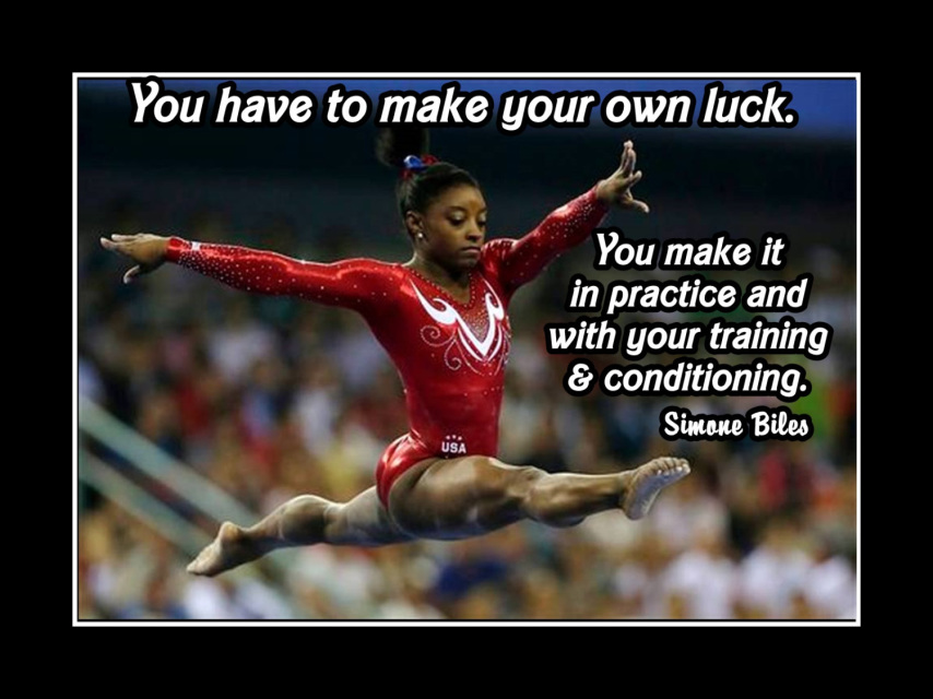 Simone Biles superstitions for luck